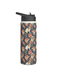 Blooming Bulldog Beauty Stainless Steel Water Bottle