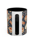 Blooming Bulldog Beauty Accent Coffee Mug