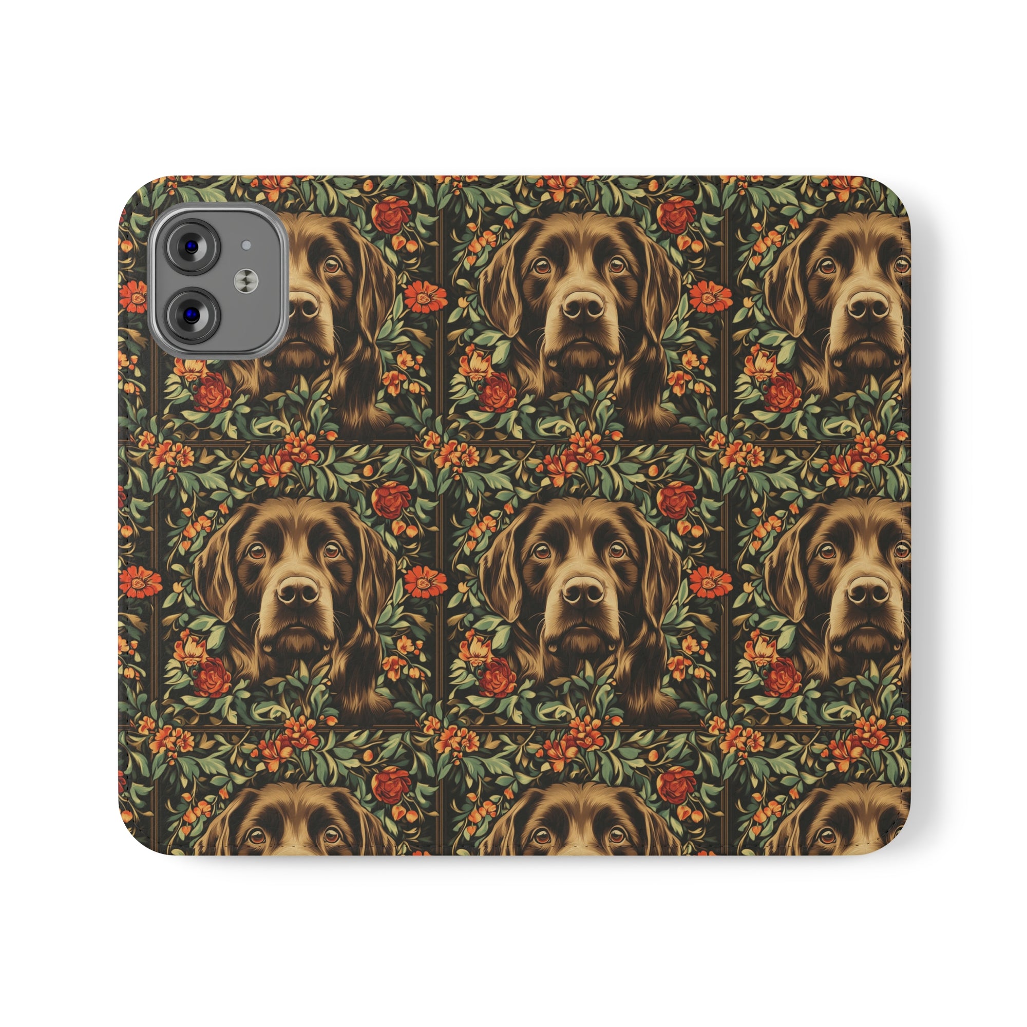 Labrador Lush Pooch Tapestry Flip Cases