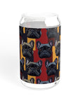 Chic Canine Checkmate - Frenchie Edition Sipper Glass