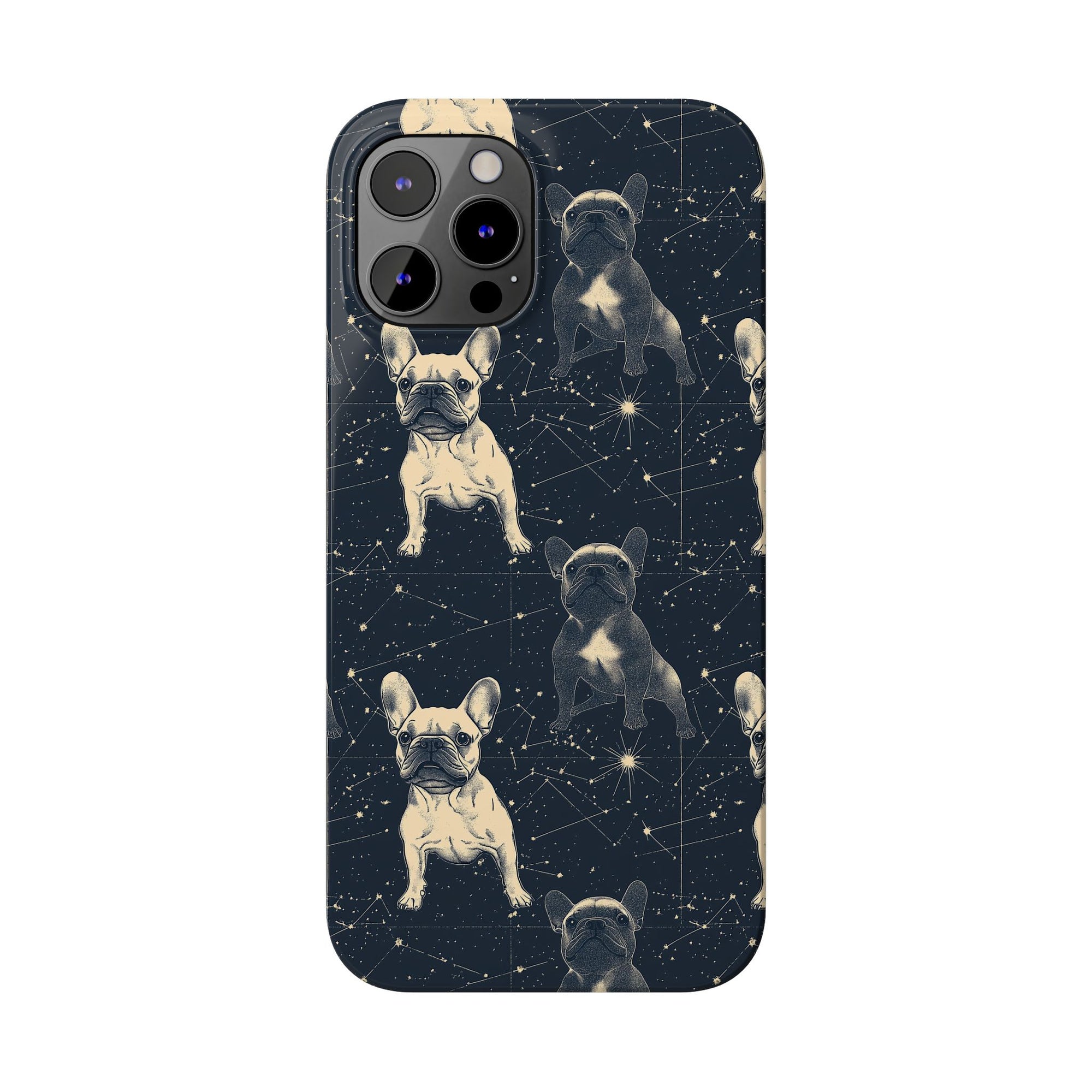 Frenchie Celestial Soar Slim Phone Cases