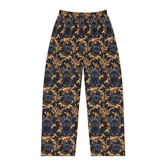 Regal Frenchie Noir Elegance Women's Pajama Pants