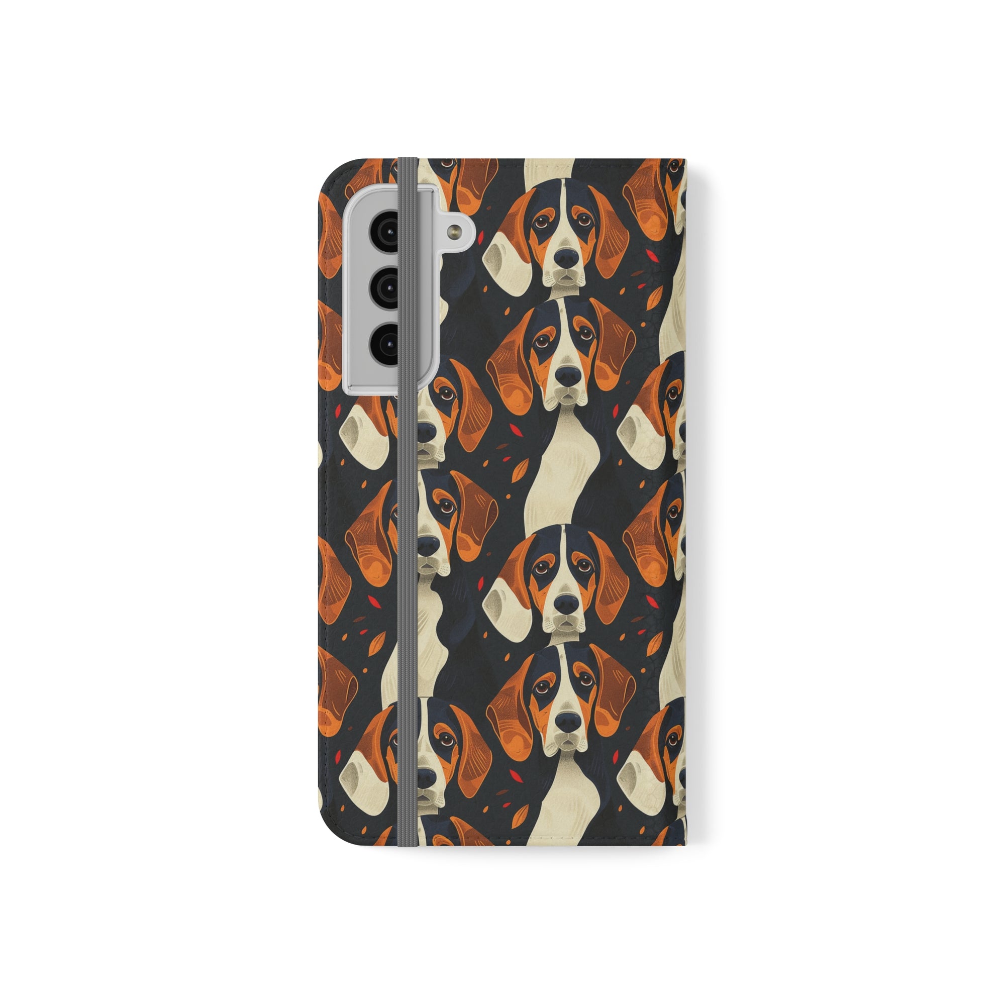 Beagle Glimmer Gaze Glamour Flip Cases