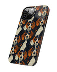 Beagle Glimmer Gaze Glamour Slim Phone Cases