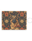 WhimsiWooly Shepherd Spritz Leather Card Holder