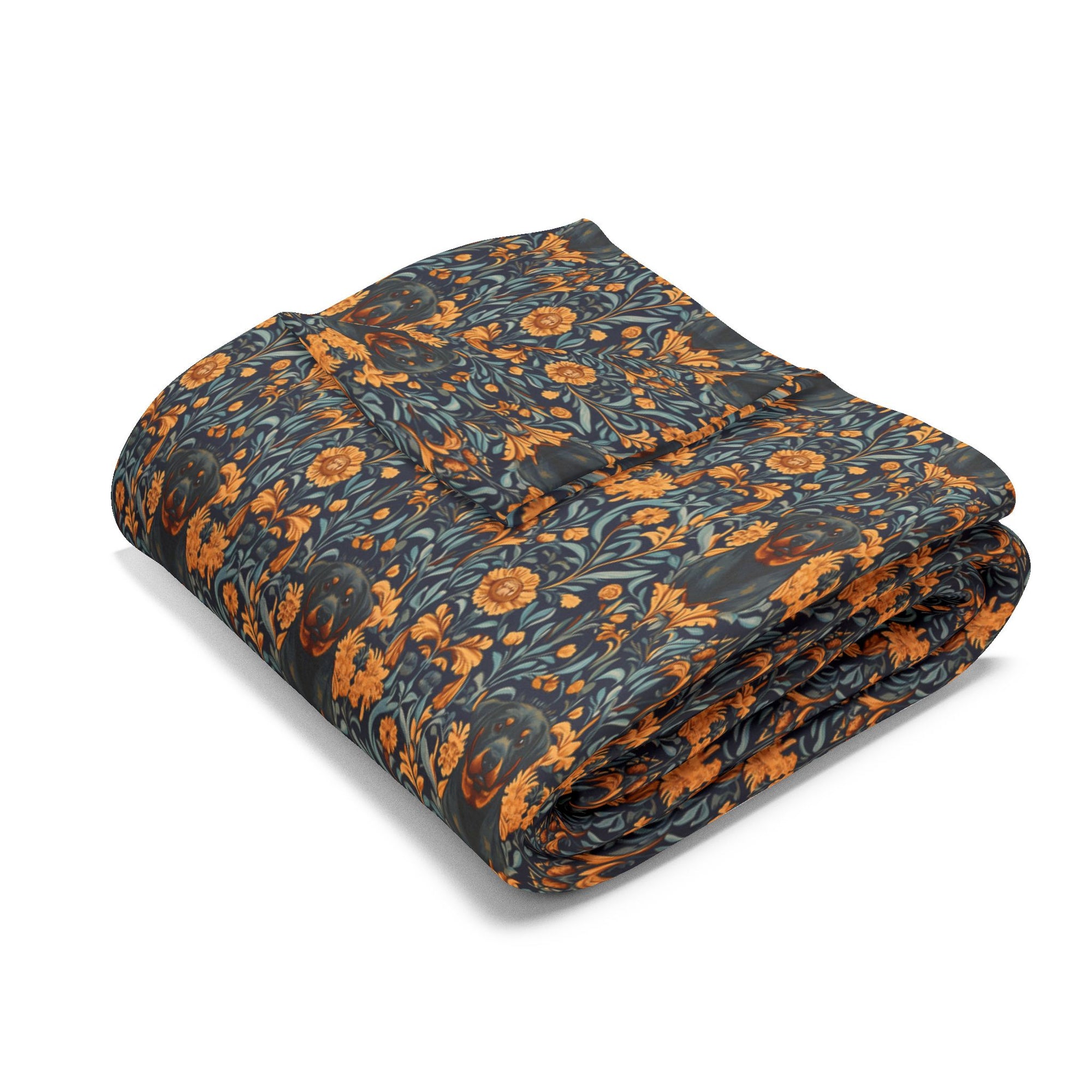 Ruffle Rottie Glamourific Arctic Fleece Blanket
