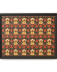 Golden Pawsatronic Tapestry Matte Canvas, Framed