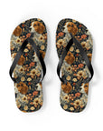 Beagle Blossoms Flip Flops