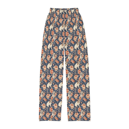 Blooming Bulldog Beauty Kids Pajama Pants