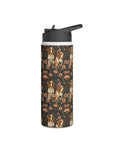 Beagle Blossom Bonanza Stainless Steel Water Bottle