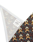 Floofy Corgi Blossom Blast Pet Bandana
