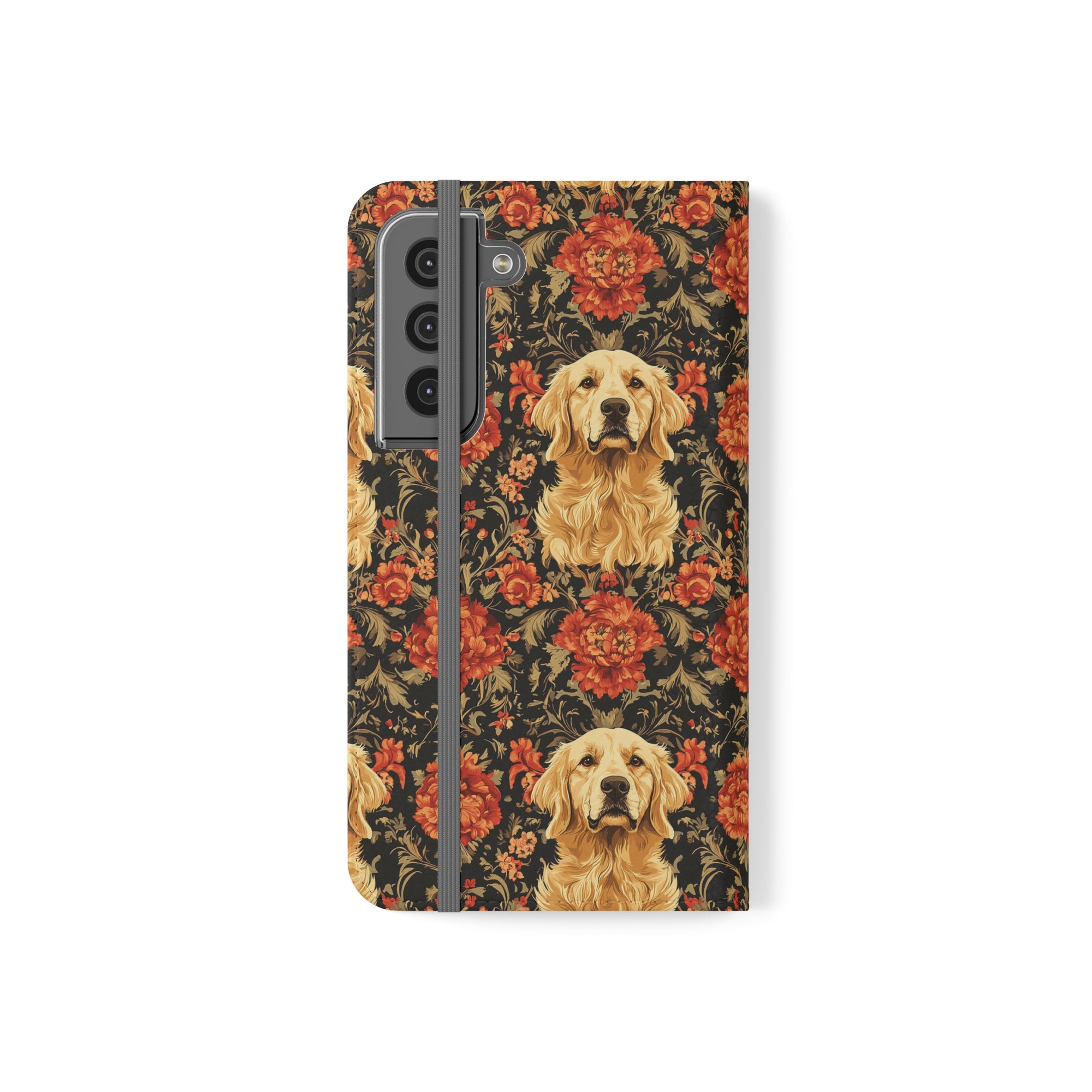 Golden Pawsatronic Tapestry Flip Cases