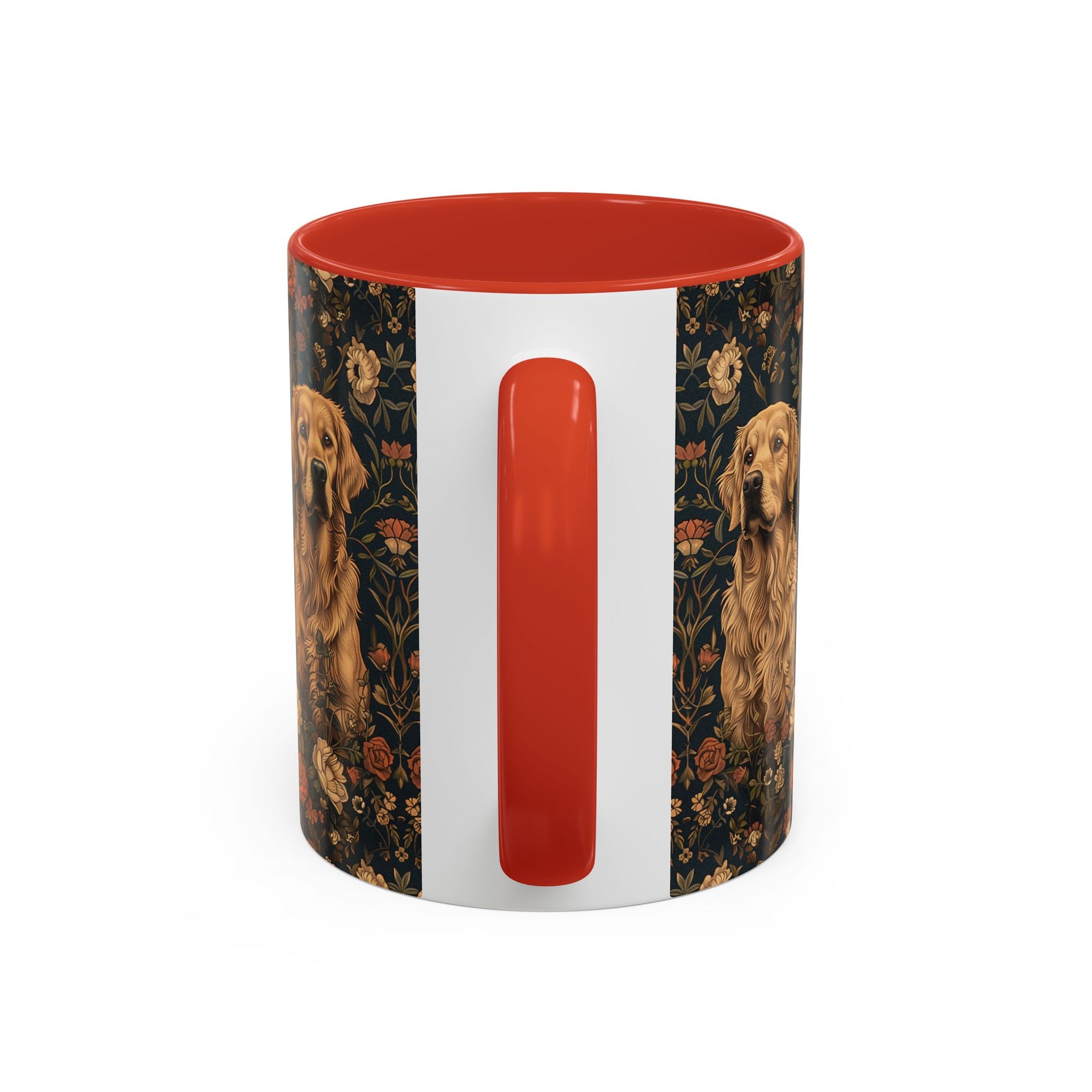 Fanciful Golden Paradise Blossom Accent Coffee Mug