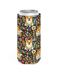 Corgi Rainbow Vine Dream Slim Can Cooler