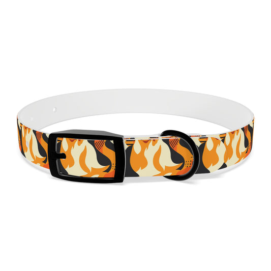 Golden Woof Abstract Glamour Dog Collar