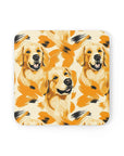 Golden Glitz 'n Glamour Woofwear Cork Back Coaster