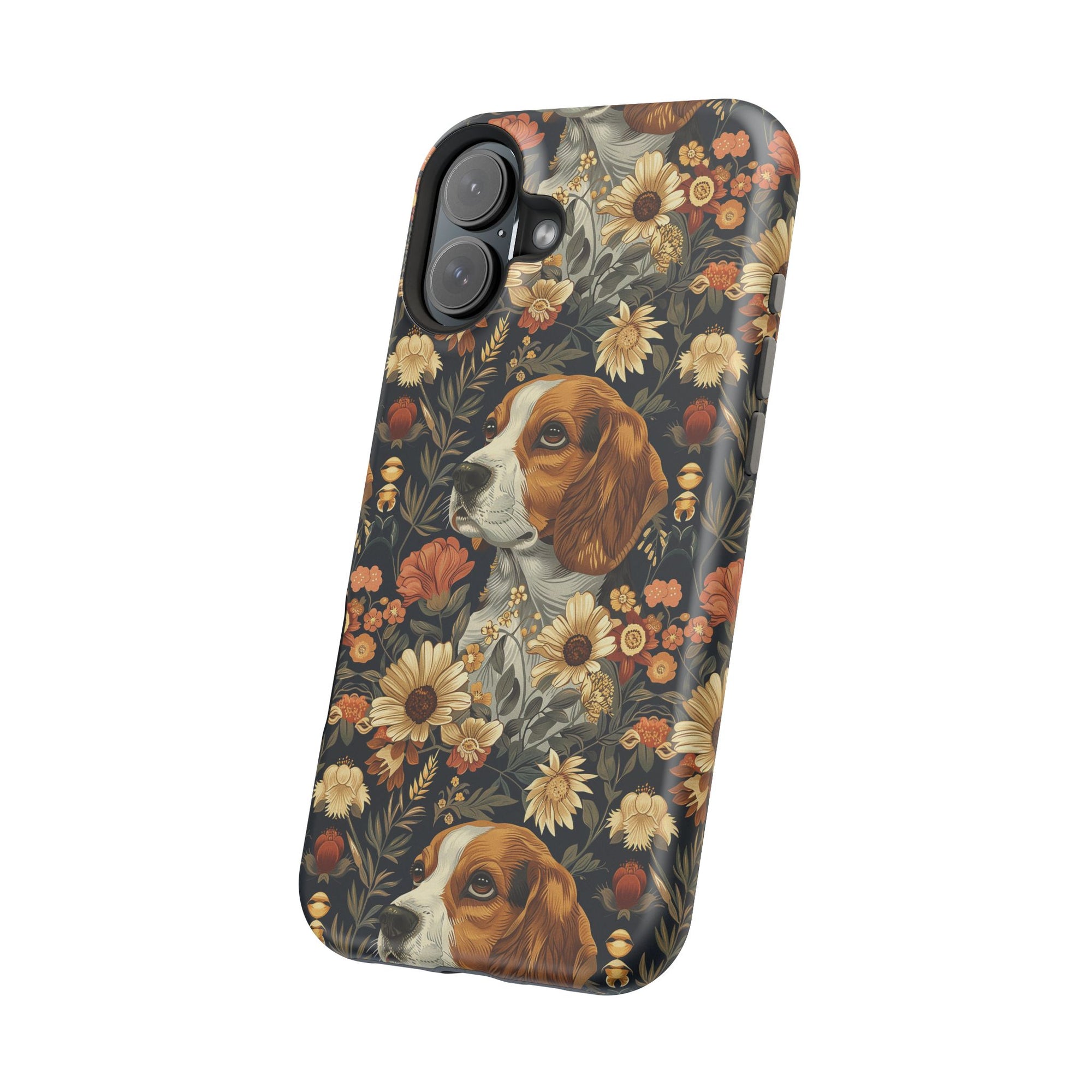 Beagle Blossoms Magnetic Tough Cases