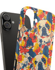 Bloom Pup Frenchietastic Splatter Slim Phone Cases