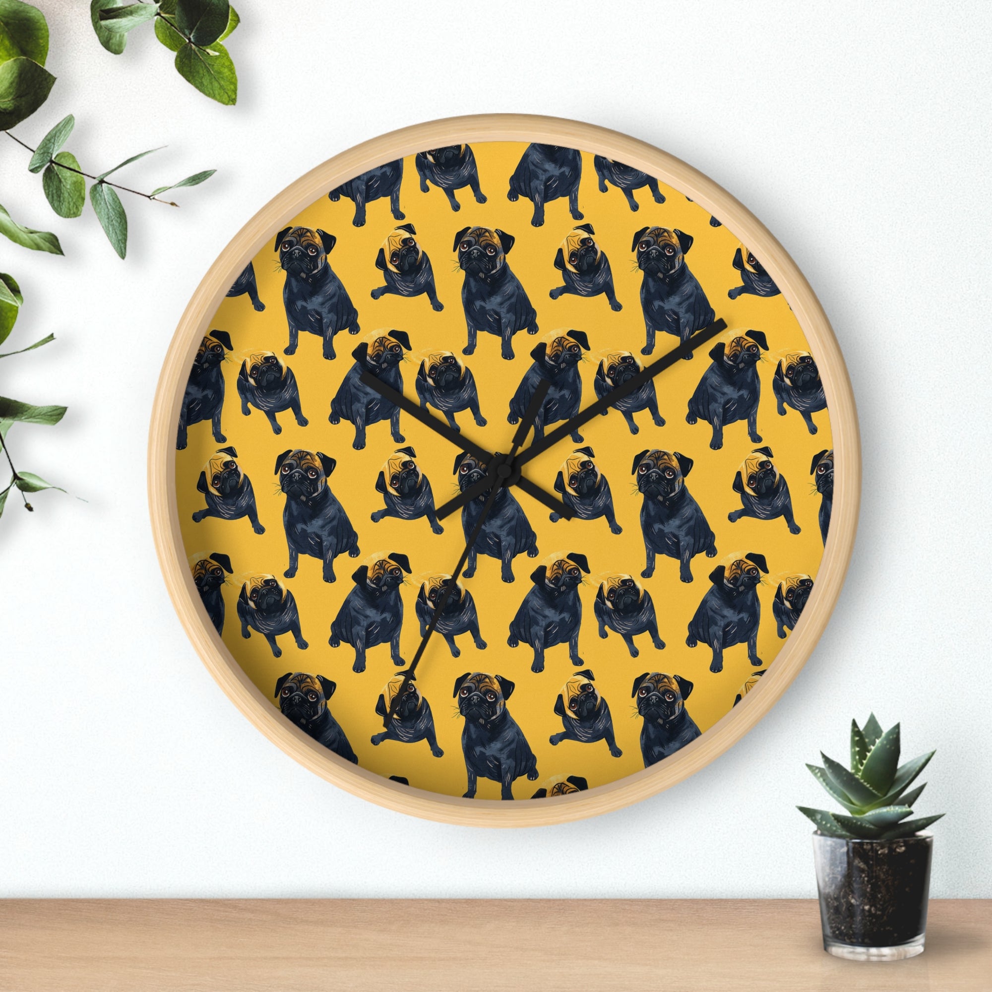 Puglet Posh Paradise Wall Clock