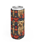 Yorkie Charm Twins Slim Can Cooler