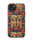 Yorkie Charm Twins Magnetic Tough Cases