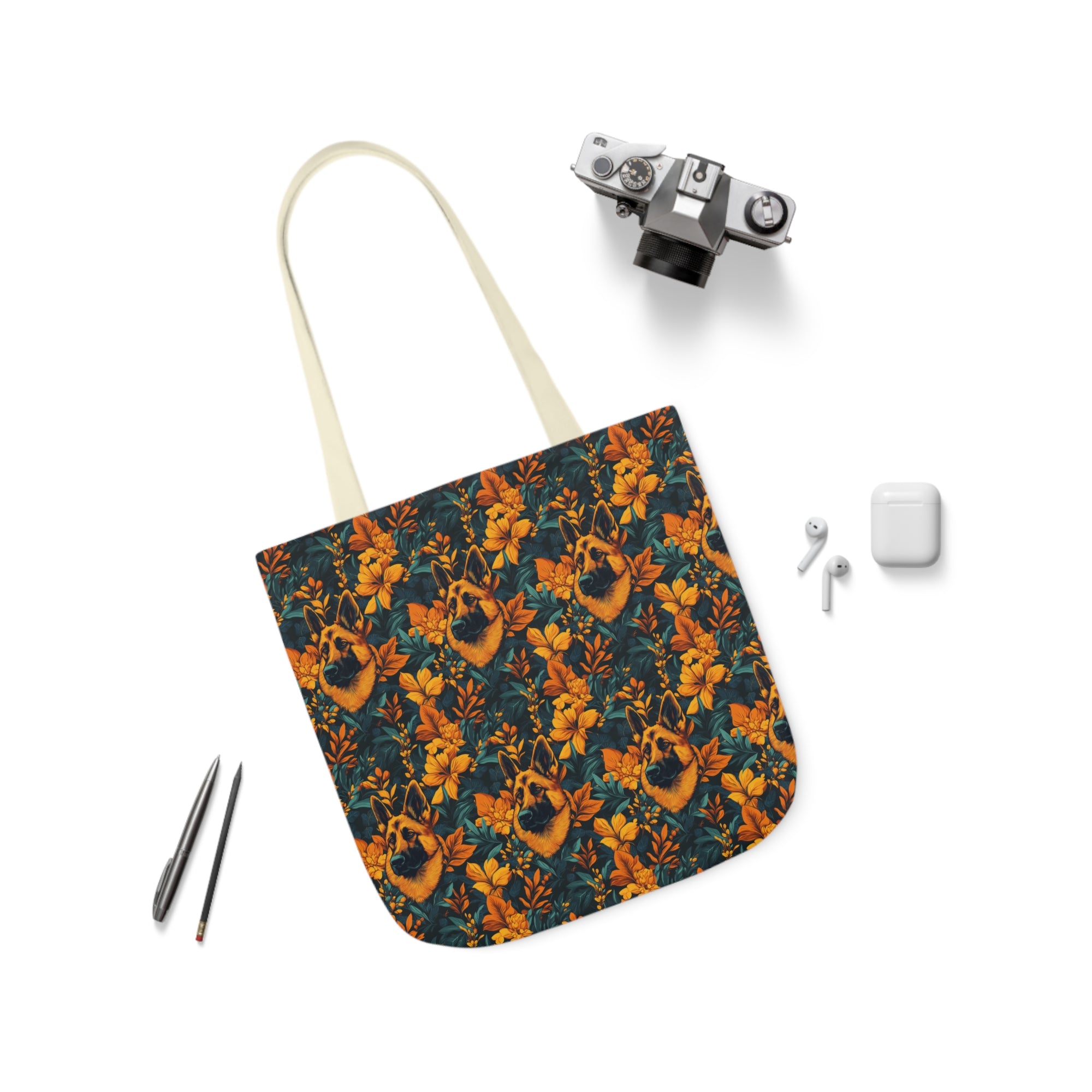 Safari Shepherd Strut Canvas Tote Bag