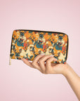 Frenchie Glow-Up Galore Zipper Wallet