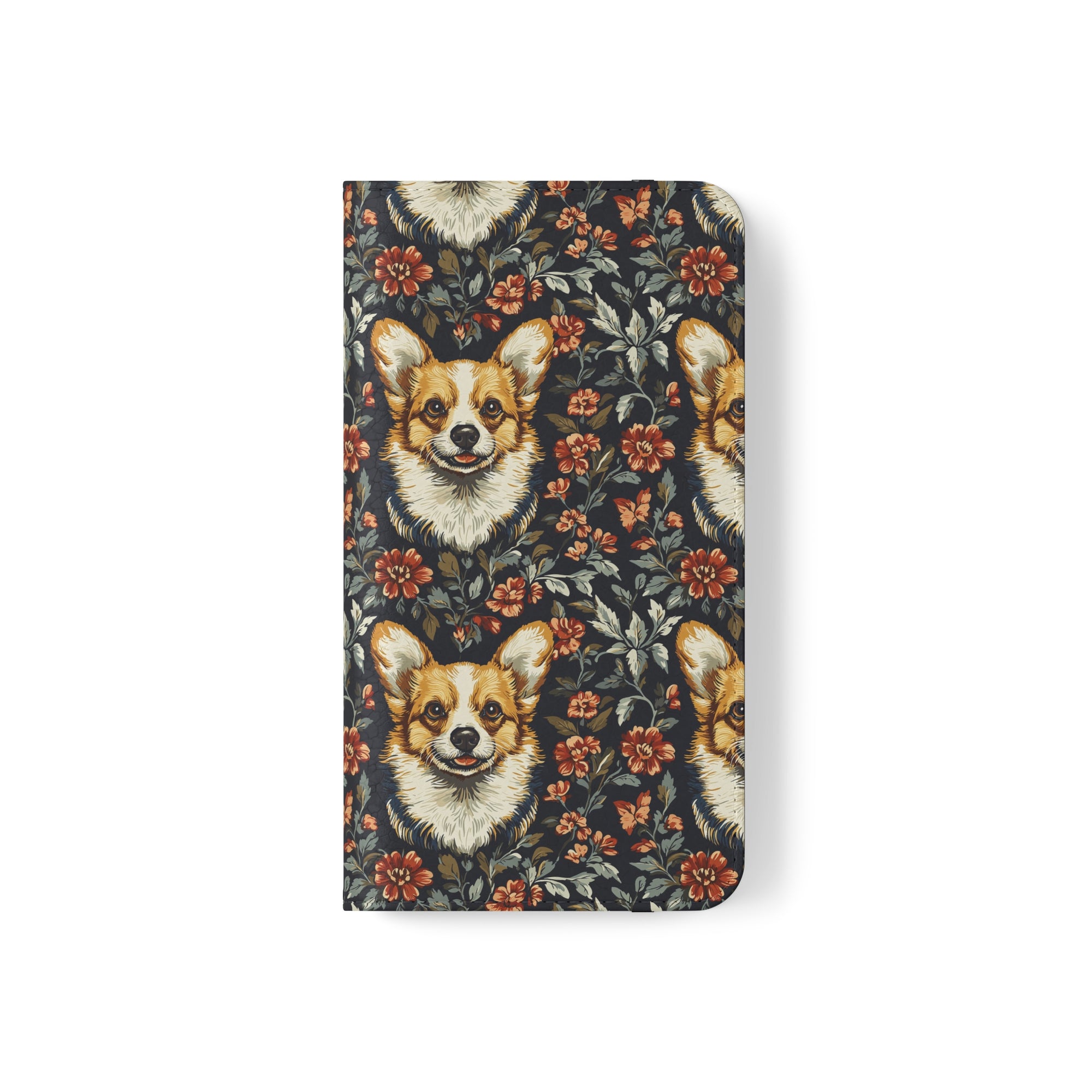 Floofy Corgi Blossom Blast Flip Cases