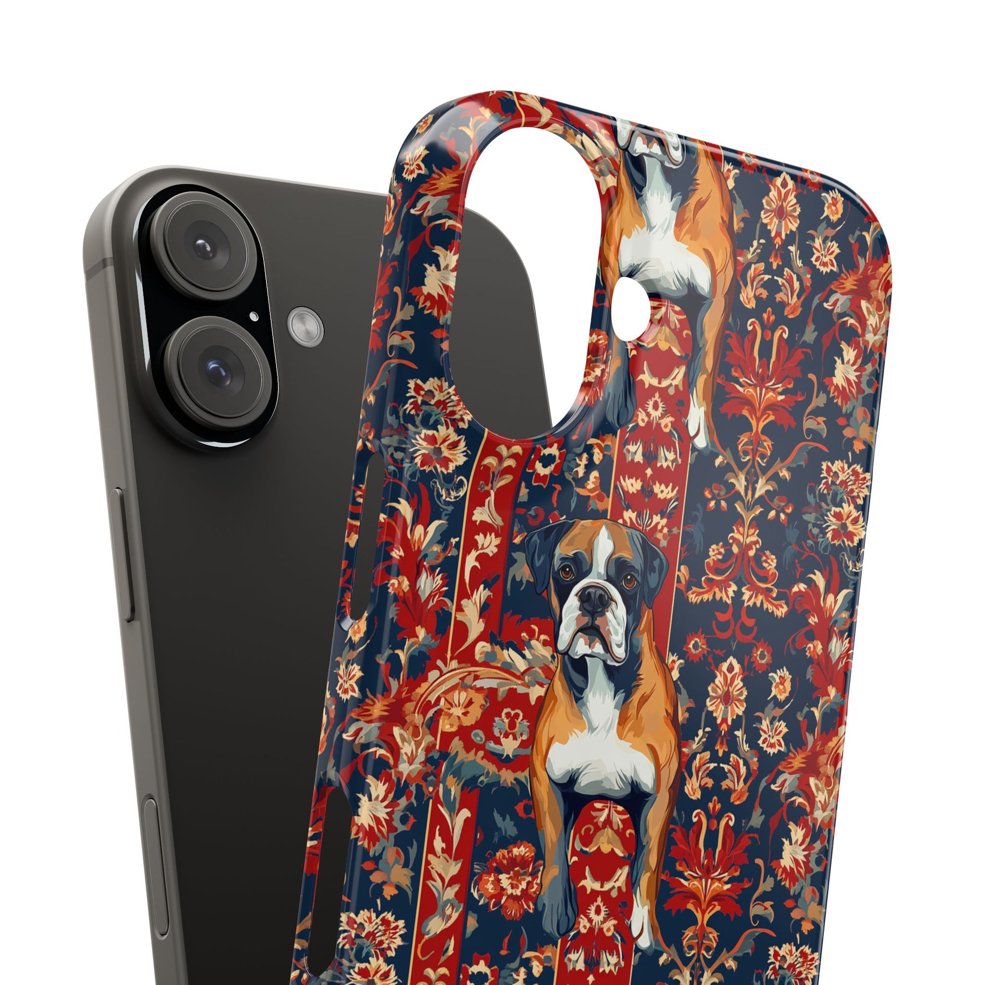 Boxer Blossom Tapestry Delight Slim Phone Cases