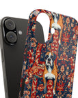 Boxer Blossom Tapestry Delight Slim Phone Cases