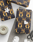 Majestic Hound Couture: German Shepherd LuxeBlend Wrapping Paper