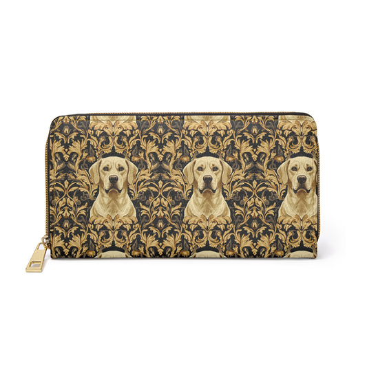 Royal Pawsitivity Labs Zipper Wallet