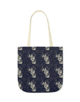 Celestial Boxer Bliss Canvas Tote Bag