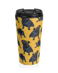 Puglet Posh Paradise Stainless Steel Travel Mug