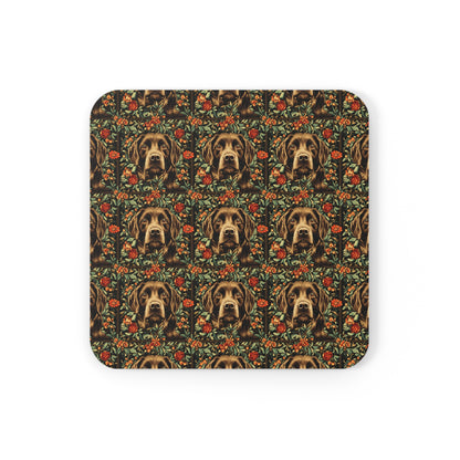 Labrador Lush Pooch Tapestry Cork Back Coaster