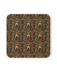 Labrador Lush Pooch Tapestry Cork Back Coaster