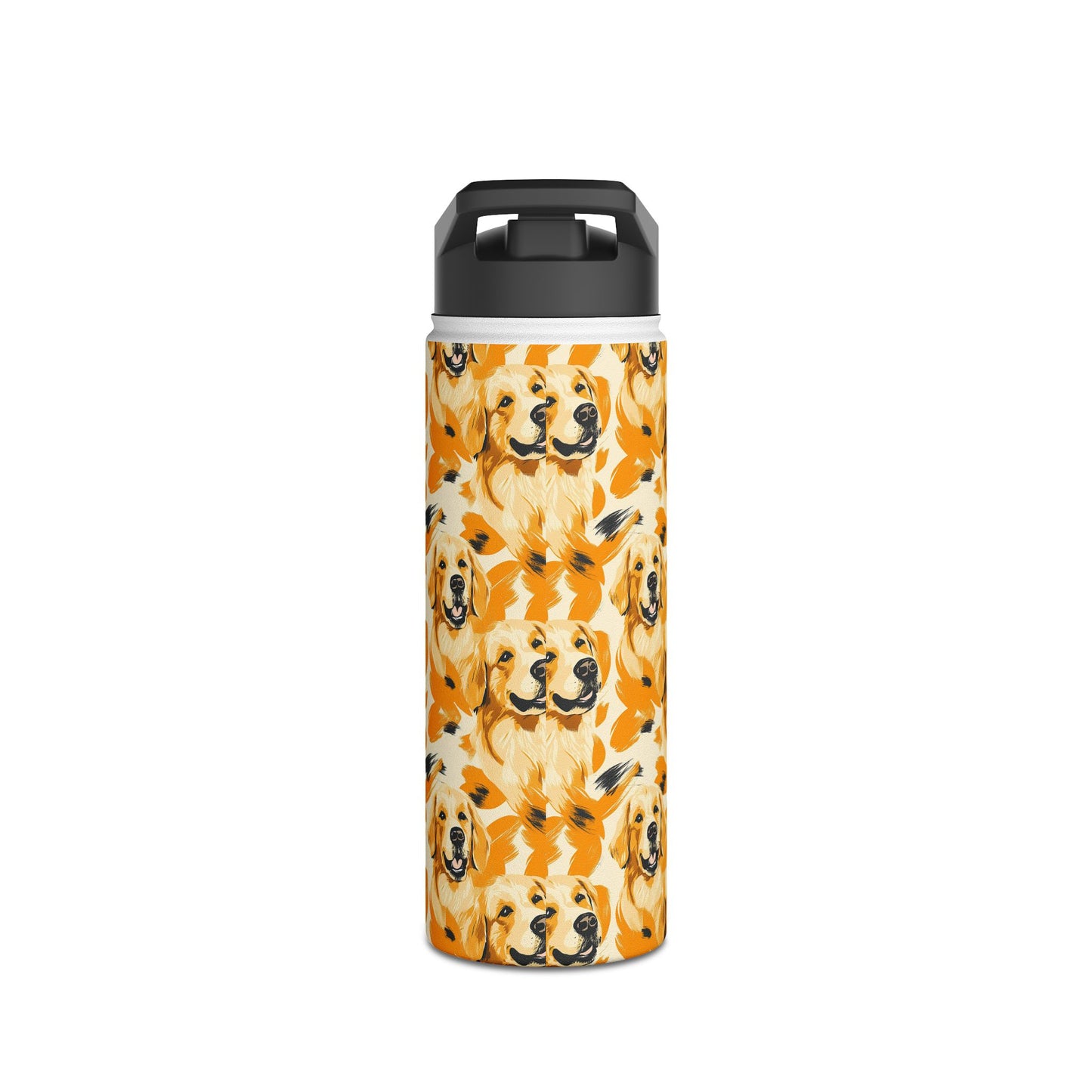 Golden Glitz 'n Glamour Woofwear Stainless Steel Water Bottle