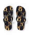 Majestic Hound Couture: German Shepherd LuxeBlend Flip Flops