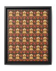 Golden Pawsatronic Tapestry Matte Canvas, Framed