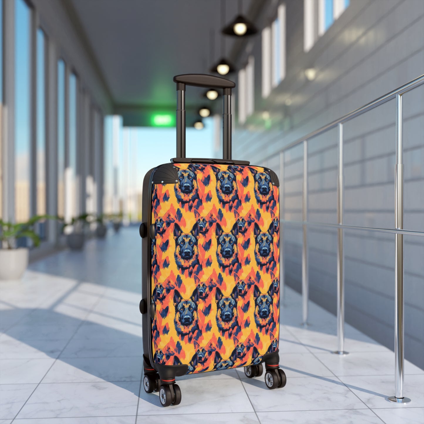 Impressionistic German Shepherds Suitcase