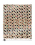 Blossoming Dachshunds Delight Wrapping Paper