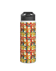 Corgi Chic Popart Pup Stainless Steel Water Bottle