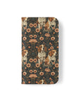 Beagle Blossom Bonanza Flip Cases