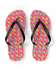 Bubblegum Glamour Bulldog Bouquet Flip Flops