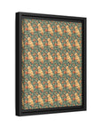 Blooming Goldie Glam Matte Canvas, Framed