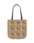 Bowtie Boxer Bliss Canvas Tote Bag