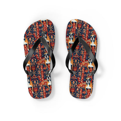 Boxer Blossom Tapestry Delight Flip Flops