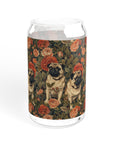 Blooming Pug Paradise Sipper Glass