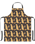 Golden Paws Floral Frenchie Apron