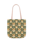 Corgi Charmz Canvas Tote Bag